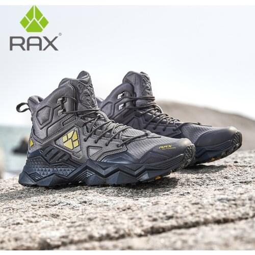 Rax Hiking Shoes Men Outdoor Climbing Camping Hunting Boots Mountain Trekking Sneakers Mens Tactical Wakling Sport Antle Shoes