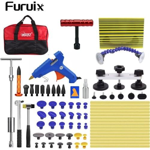 FURUIX PAINTLESS DENT REPAIR CAR DENT PULLER KIT DENT BRIDGE PULLER KIT GOLDEN DENT LIFTER CAR REPAIR KITS