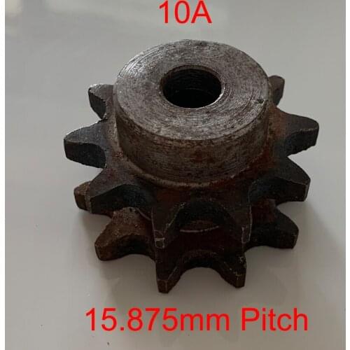 10A 18 19 20 Tooth Random Pilot Bore 15.875mm Pitch Double Two Row Simplex ConveyGathering Gear Chain Drive Sprocket Wheel