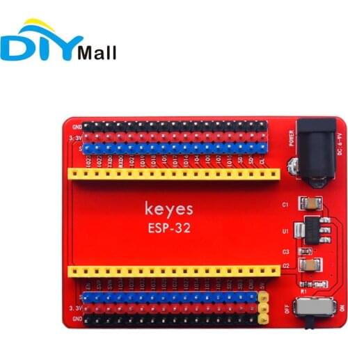 Keyes ESP32-IO Expansion Board Red Shield and Eco-friendly