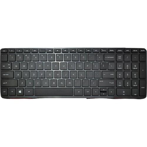 Laptop Replacement Keyboard English Black Repairment for 725365-001