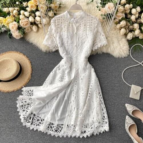 Smlinan Solid Summer Dresses