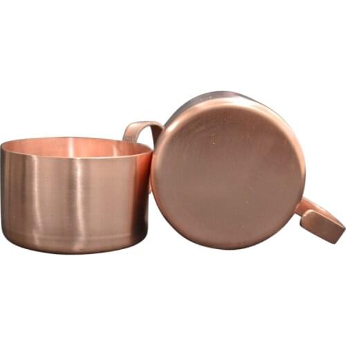 Tumblers Pure copper Cup Handmade No Cover No Leakage 500ml
