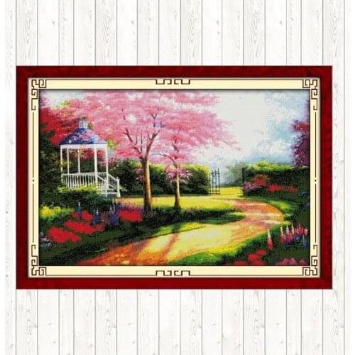 Joy Sunday Embroidery Handmade Needlework Package Wall Home Decor DMC Floss Kit Cross Stitch Kits 11CT 14CT Cross Stitch Sets