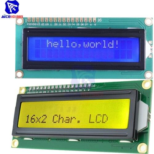 LCD1602 Display Screen with Backlight LCD Display Module Board 16*2 Characters 1602 for Arduino Robot 3.3V