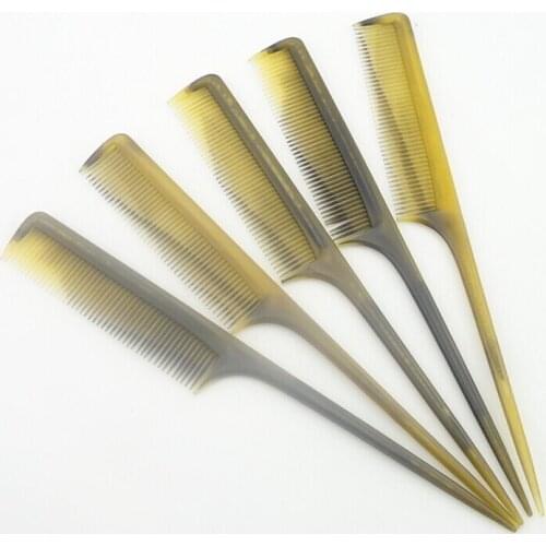 100 pic/lot Hair Salon Cutting Comb. Hard Plastic Combs. Sharp Point End tail combs