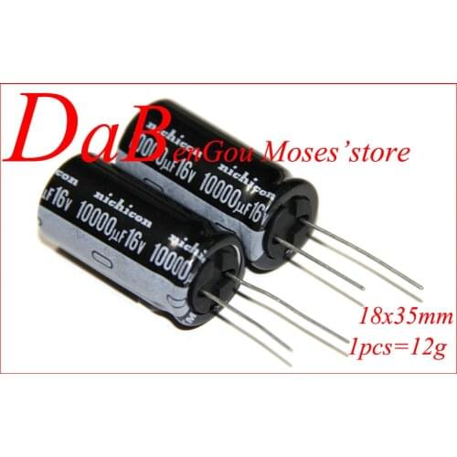 16v 10000uf Original New nichicon Electrolytic capacitance Capacitor Radial 18x35mm (5pcs)