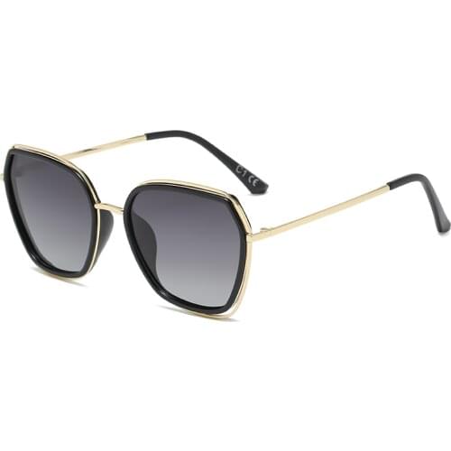 2021 New White Sunglasses Female Korean Tide Online Celebrity Retro Big Frame Brown Sunglasses Little Face Ins Wind 50560