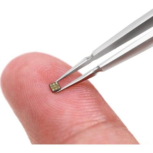 2UUL Hand Finish 3D Tweezers Precision Sharp Flying Line Super Hard Tweezer for Planting Tin IC Chip Micro Repair Forceps