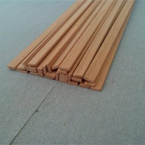 Custom Natural Genuine American Cherry Wood Bar DIY Material 50cm x 2/3/4/5/6/7mm 0.6-7mm Thick