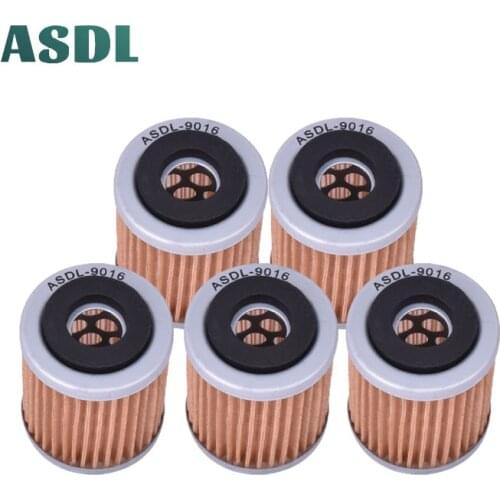 5 Pieces Motorcycle Oil Filter for Yamaha SR TW 125 XT 200 225 250 350 TT 225 350 600 AG BW 200 TT-R 225 230 SRX 250