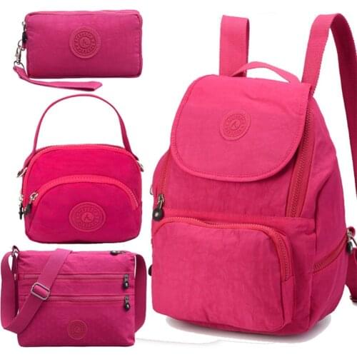ACEPERCH Women Original School Backpack For Teenage Girl Mochila Feminina Escolar Female Monkey Backpack Nylon Waterproof Bag