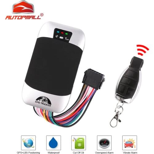 Car Tracker GPS Locator Waterproof Car GPS Tracker Coban TK303G Remote Control Cut Off Oil Fuel Engine Waterproof Free Web APP