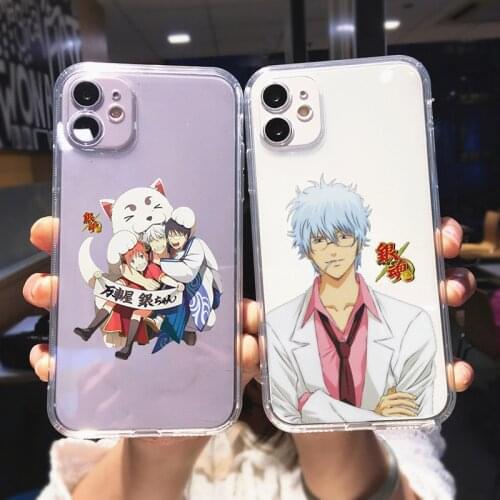 Phone Case for IPhone 12 Mini X XS MAX 6 6s 7 7plus 8 8Plus SE2020 XR 11 11pro Max Cute Japan Anime GINTAMA Cover Coque Fundas