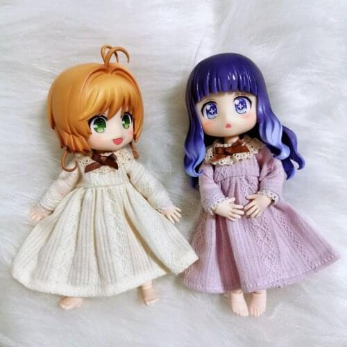 Ob11 vintage baby dress jumpsuit classic wind nap skirt gentle dreamland doll skirt clothes