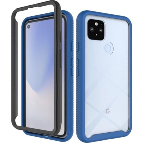 For Google Pixel 5 4 3 A 4XL 3XL Two In One Anti-Fall Protection Cover Shockproof Phone Case