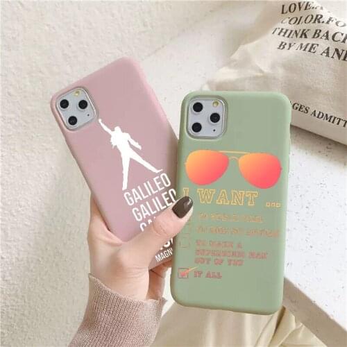 Freddie Mercury Queen band TPU soft Phone Case for iPhone XR 12pro 11pro XS MAX 12mini 7 7plus 8 8Plus SE Candy pink cover