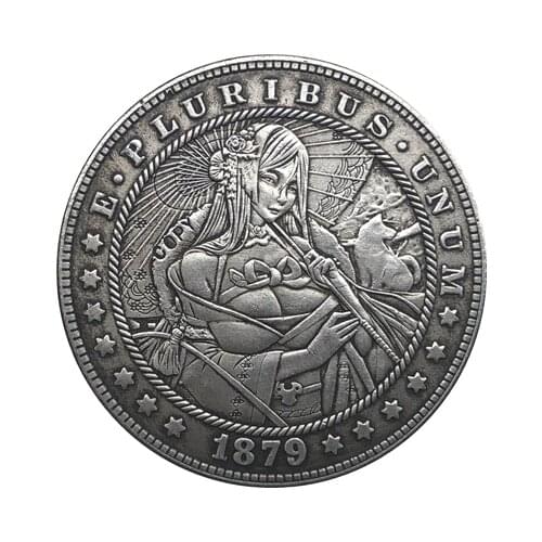 Hobo Nickel 1879 USA Morgan Dollar COIN COPY Type 146