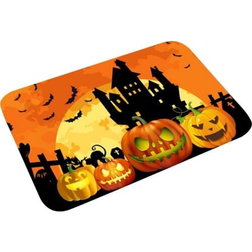 Doormat Non-skid Easy to Wash Multi Patterns Halloween Door Carpet for Halloween Doormat Decoration for Home Door Mat Door Carpe