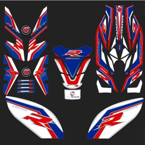 Hot sell Motorycle Reflective 3D Gel Front Rear Tank sticker Fairing Number Board Protector for BMW S1000R S1000 R 2014-2015