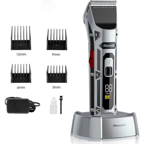 Barbershop Hair Clipper F28 Professional Hair Trimmer 1400mAh Haircut Machine 6500RPM Cordless Haircut Adjustable Ceramic Blade