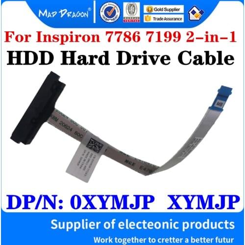 New 450.0EZ0G.0011 0XYMJP XYMJP For Dell Inspiron 7786 7199 2-in-1 Laptops SATA SSD HDD line Hard Drive Flex Connector Cable
