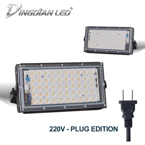 Outdoor Waterproof Spot Light 50W LED Flood Light Night Lights AC220V Xtra Bright LED Camping Lamp White/Warm White Garden Led