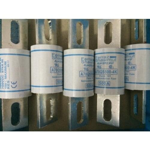 Fuses: A70QS500-4K 500A 700V / A70QS450-4K 450A 700V aR