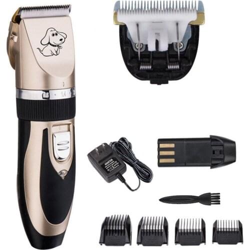 Professional Pet Dog Hair Trimmer EU Animal Grooming Clippers Cat Cutter Machine Shaver Electric Scissor Clipper Ceramic cutter