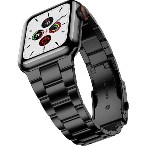 Replacement Bands for Apple Watch band 44mm 42mm Series 4 5 3 Stainless Steel Metal Link Bracelet for iwatch 38mm 40mm strap