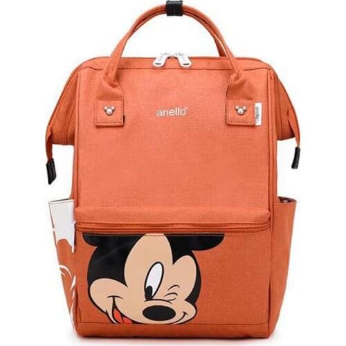 Disney Cartoon Diaper Bag Large Capacity Mummy Bag Travel Backpack Designer Nursing Bag for Baby Care Mickey Minnie