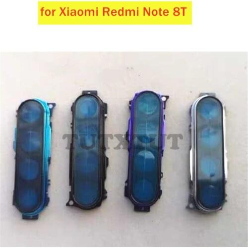 For Xiaomi Redmi Note 8T Back Camera Glass Lens with Frame Main Rear Camera Lens with Frame for Redmi Note 8T Repair Spare Parts