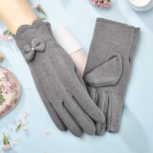1 Pair Winter Touch Screen Gloves Anti Slip Skin-friendly Motorcycle Supplies Driving Motorcycle Winter Warm Gloves for Women