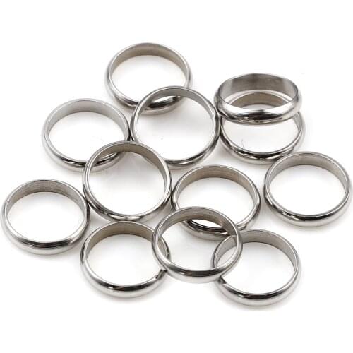 2.5mm Stainless Steel Closed Soldered Jump Rings Findings Silver Color 12mm DIY Making Necklace Bracelets Jewelry Findings,10PCs