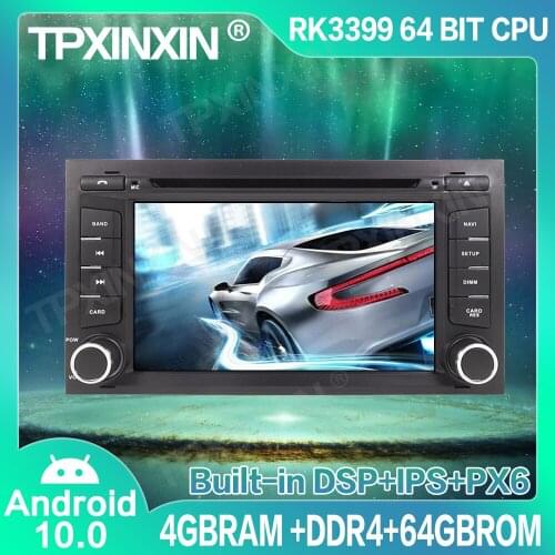 4+64G Android 10.0 For Seat Leon 2012-2017 Car GPS Navigation Radio Player Car Multimedia Player Head Unit Tape Recorder DSP PX6