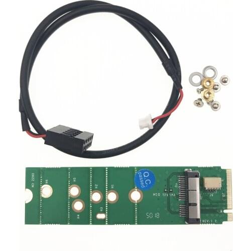 NEW BCM94360CD BCM94360CS2 BCM943224PCIEBT2 12+6 Pin Bluetooth WiFi Wireless Card Module to M.2 NGFF Key M Adapter for Mac OS