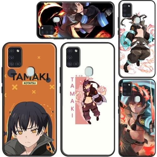 Tamaki Kotatsu Fire Force Case For Samsung Galaxy A21S A20e M31 M30S A10 A20 A40 A50 A70 A11 A31 A71 A51 Coque