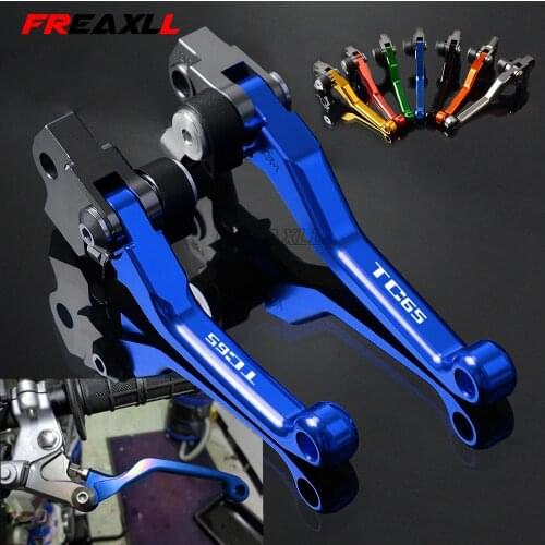 For HUSQVARNA TC65 TC 65 2017 2018 CNC Aluminum Motorcycle Handle Levers Motocross Pit Dirt Bike Pivot Brake Clutch Levers