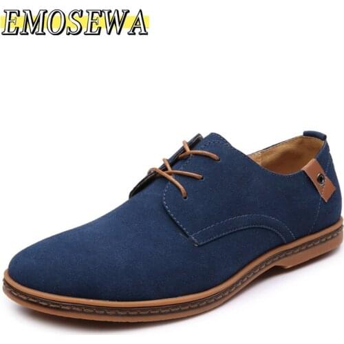 EMOSEWA Men's Lace-up Shoes