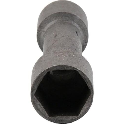 Hot Double End Tool Socket Hexagonal Key Box Spark Plug Repair 19mm 21mm Gray