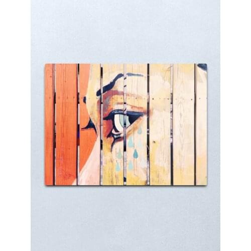 Eye colored Metal Print Tin Sign Vintage Metal Wall Sign Plaque Retro Garage Shed Car