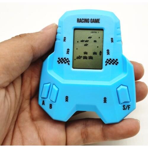 1 Piece Mini Retro Handheld Game Console Player for Kids Retro Toy Portable Game LCD Black and White Screen Gift for Kids