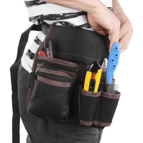 3 Layers Tool Waist Bag Pouch Belt Waist Pocket Outdoor Work Hand Tools Hardware Storage Electrician Tool