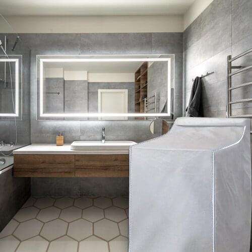 Practical Convenient Durable Brief Dustproof Washing Machine Dryer Top Cover Oxford Cloth Storage Bag Organizer