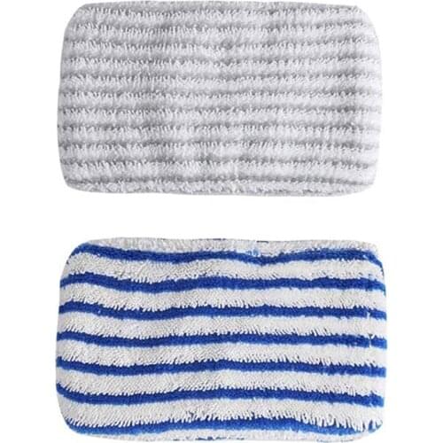 2pcs Microfibre Cloth Pads For Rowenta Clean&Steam ZR005801 Cleaner Accessory Replacement Cleaning Parts Washable And Reusable