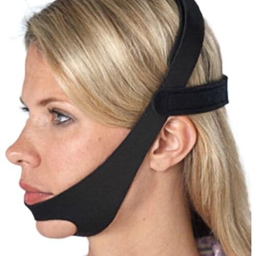 Anti Snore Stop Snoring Chin Strap Belt Anti Apnea Jaw Solution Sleep Support Apnea Belt Sleeping Care Tools Anti Renflement