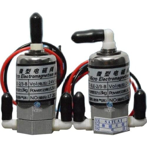 LETOP 24V DC Solvent Ink Printer Solenoid Valve for Straight Connectors