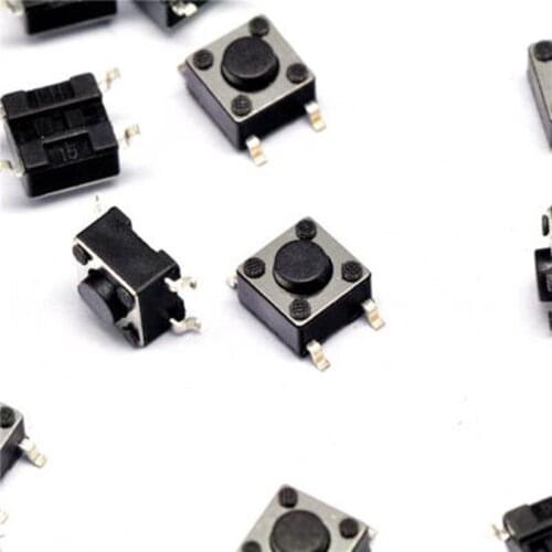 6 * 6 * 4.3mm Tact Switch micro switch / key switch (50pcs)