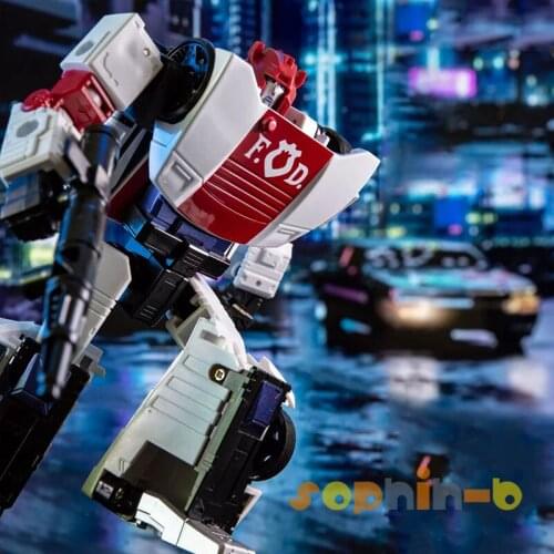 Transformed Cybertron R Alert Commander Prime Black Convoy with Metal Parts Figure KO