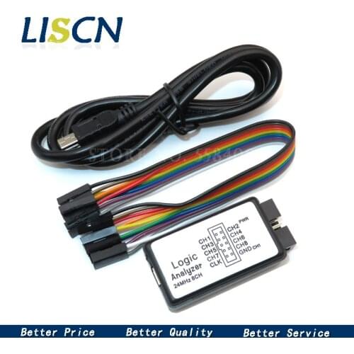 USB Logic SCM 24MHz 8 Channel 24M/seconds Logic Analyzer Debugger for ARM FPGA Logic Analyzer Logic 24M 8CH